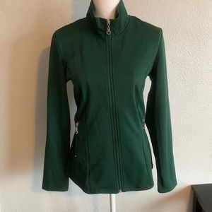 Green Zip-up Lightweight Jacket